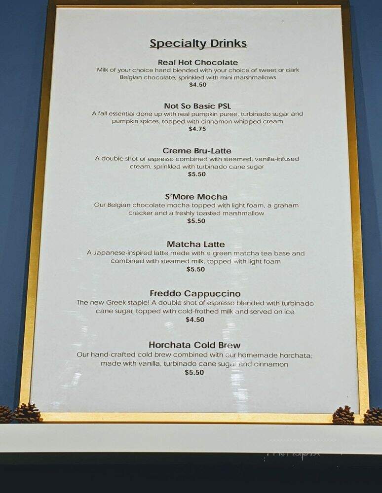 Elevate Coffee - Chicago, IL menu_pic