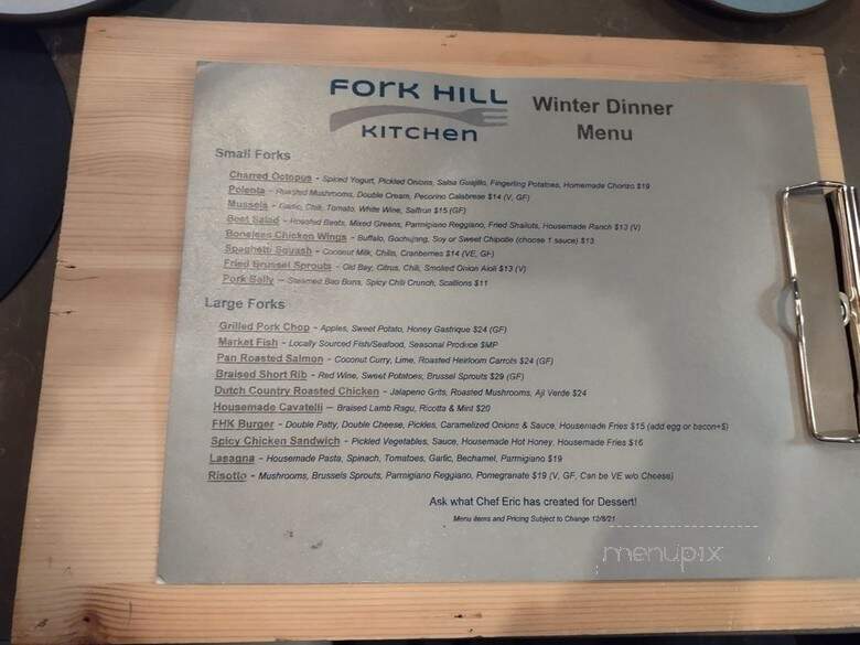 Fork Hill Kitchen - Union City, NJ menu_pic