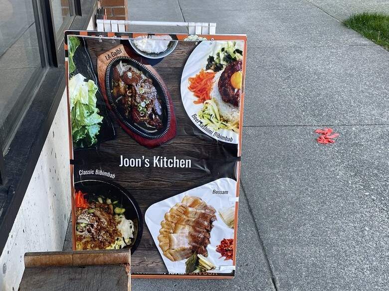Joon's Kitchen - Vancouver, BC menu_pic