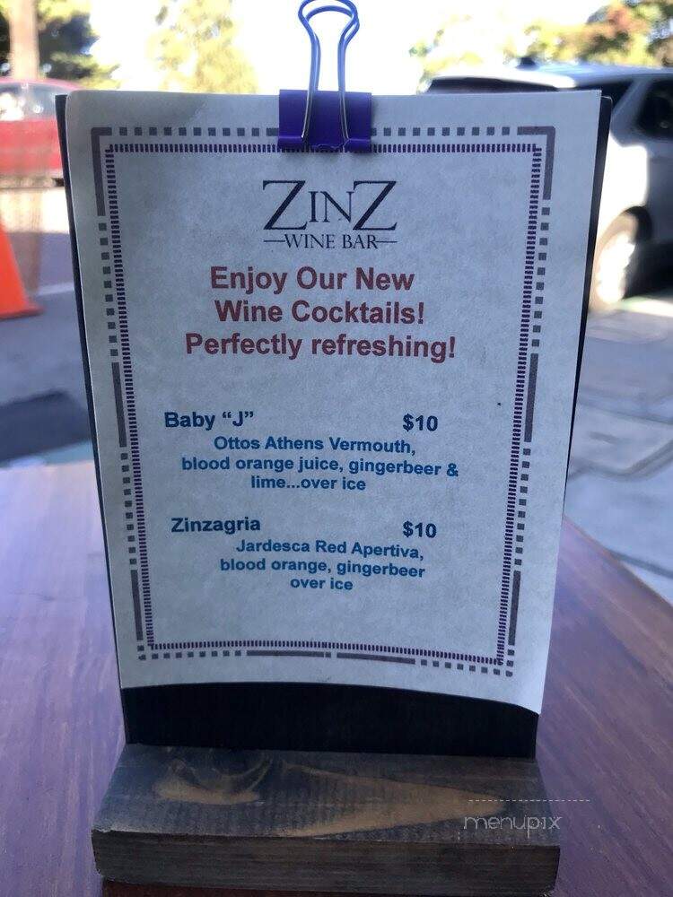 Zinz Wine Bar - Corte Madera, CA