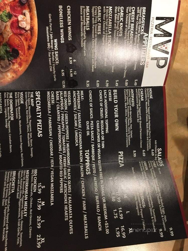 Most Valuable Pizza - Murrieta, CA menu_pic