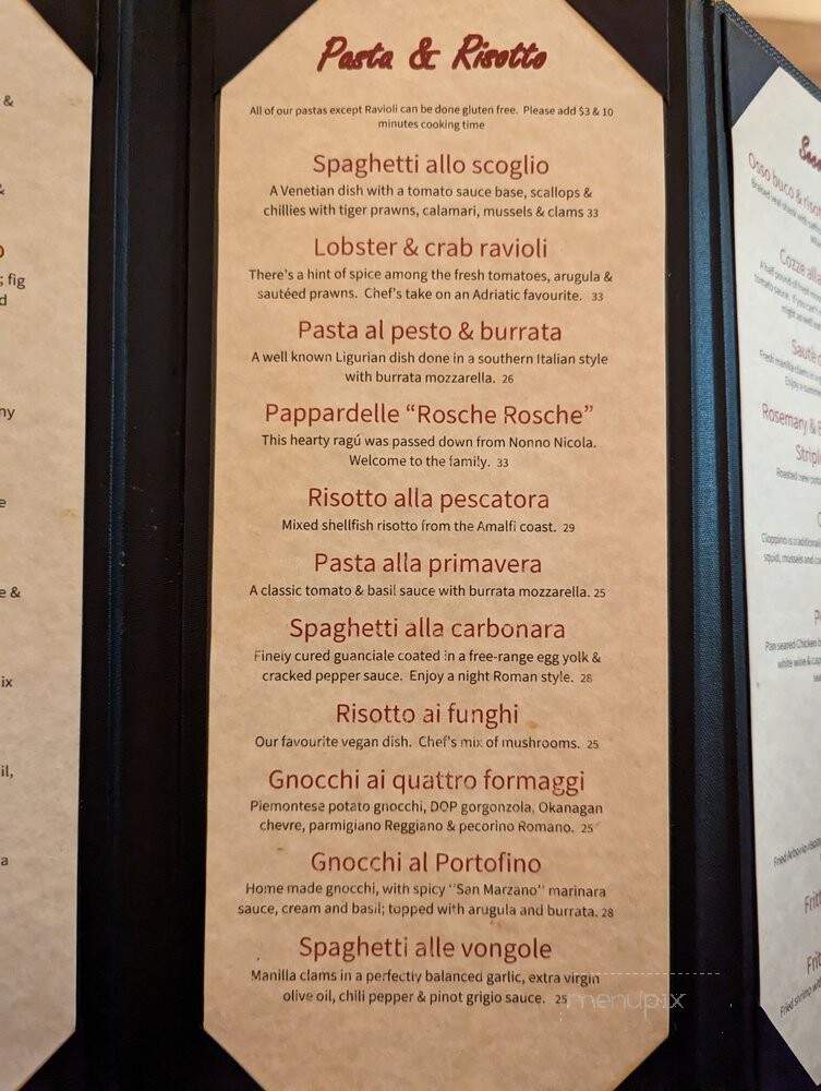 Robba da Matti West End - Vancouver, BC menu_pic