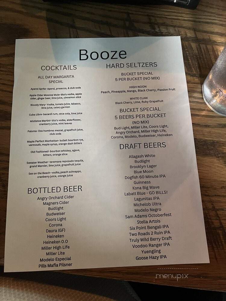All Stars Sports Bar & Grill - New York, NY menu_pic