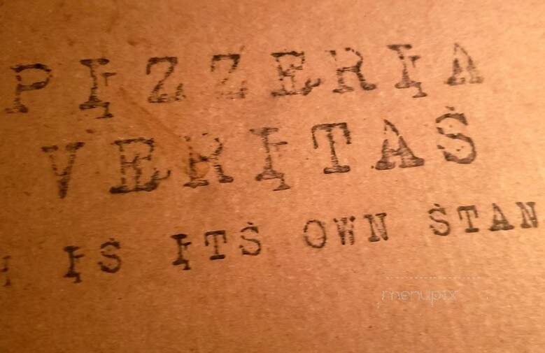 Pizzeria Veritas - Cary, NC menu_pic