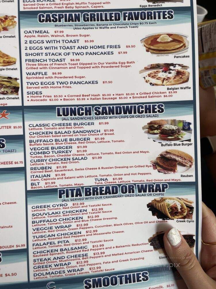 Caspian - Providence, RI menu_pic