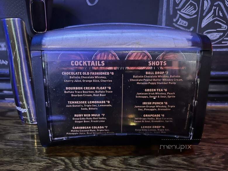 Whiskey Business Southport - Indianapolis, IN menu_pic