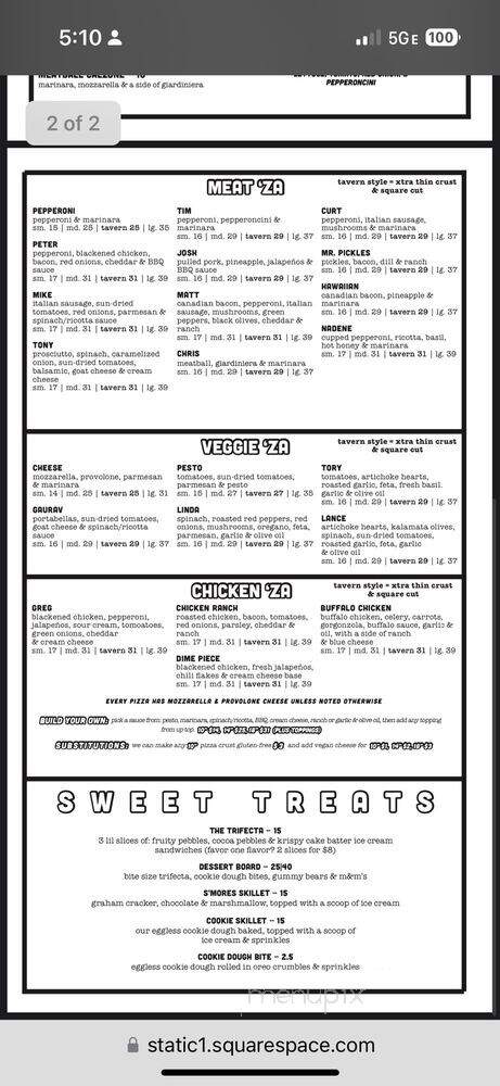 Happy Camper - Denver, CO menu_pic