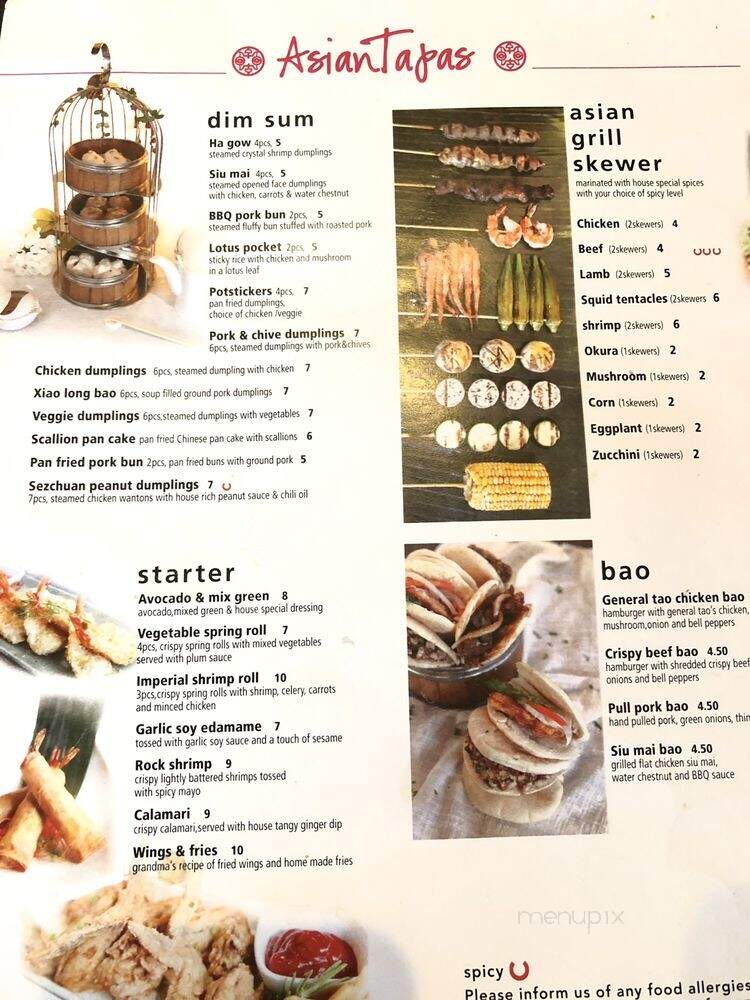 Chi Dim Sum - Toronto, ON menu_pic