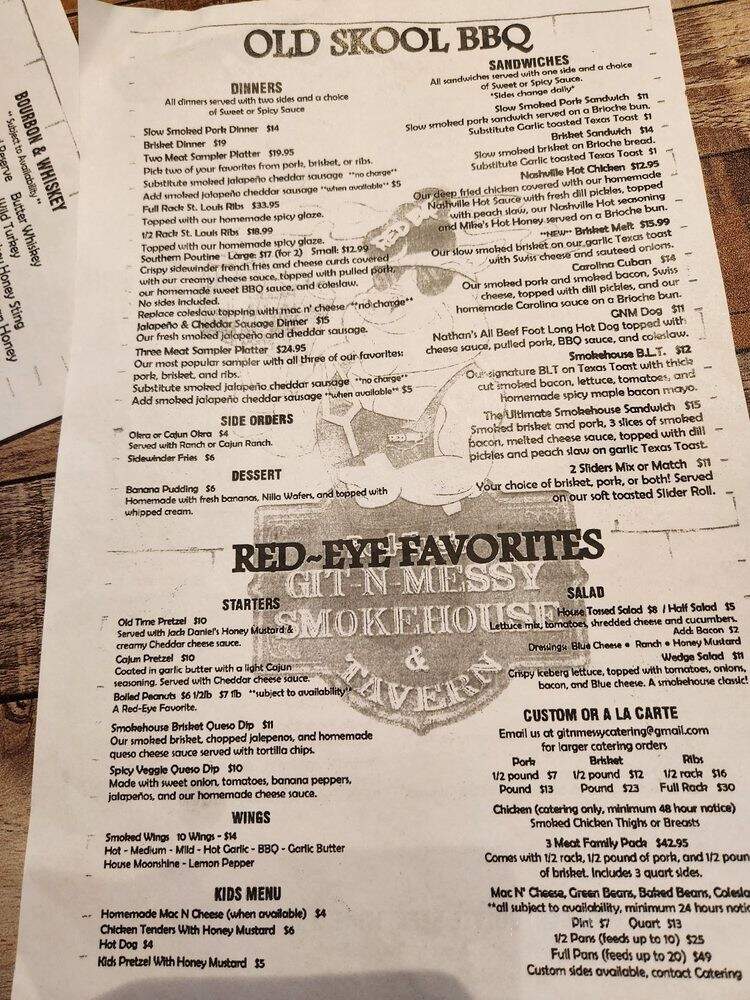 Git-n-Messy BBQ - Union Park, FL menu_pic