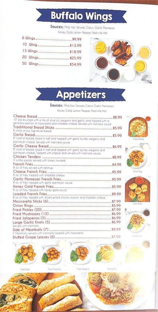 615 Pizza and Pasta - Nashville, TN menu_pic