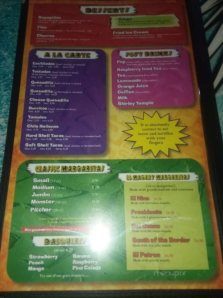 El Maguey Mexican Grill & Bar - Ames, IA menu_pic