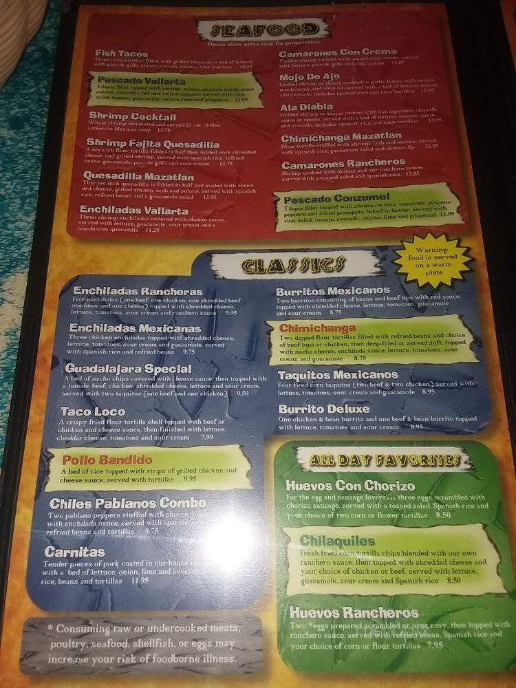 El Maguey Mexican Grill & Bar - Ames, IA menu_pic