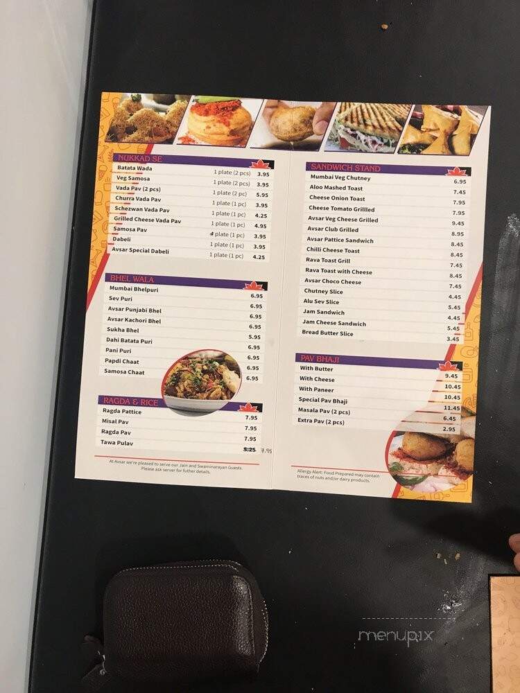 Avsar - Mississauga, ON menu_pic