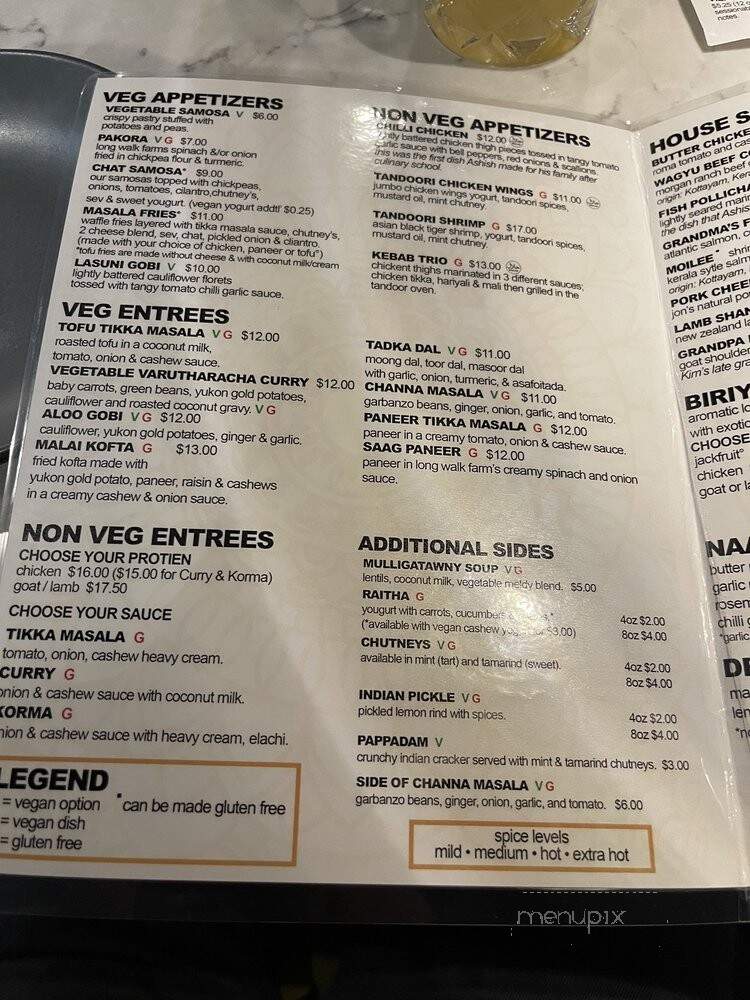 Kinaara - Omaha, NE menu_pic