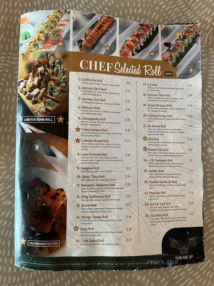 Thai Me up - Wilton Manors, FL menu_pic