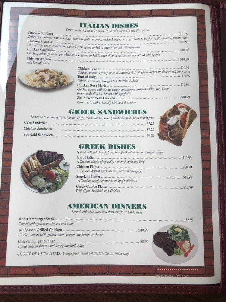 Venecia Italian & Greek New York Style Pizzeria - Gastonia, NC menu_pic