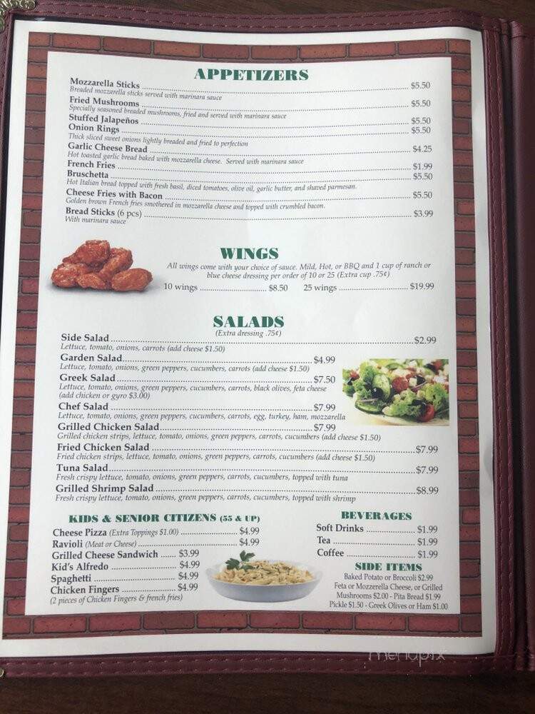 Venecia Italian & Greek New York Style Pizzeria - Gastonia, NC menu_pic