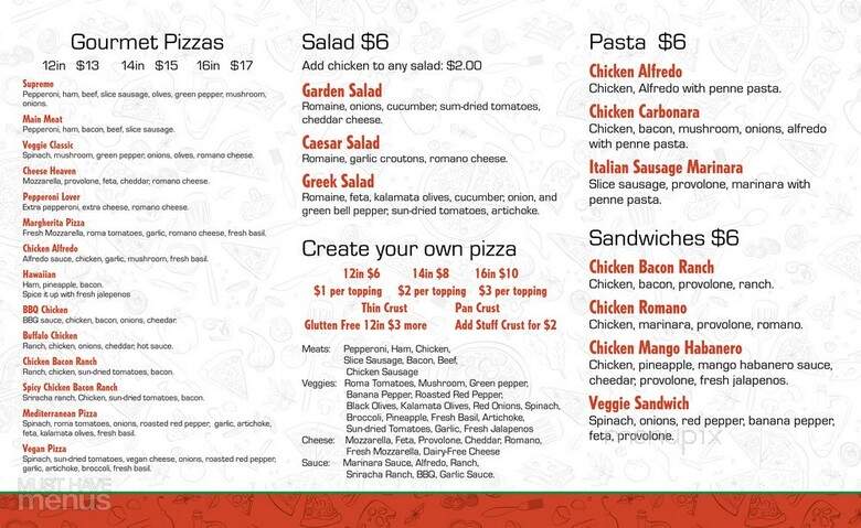Doughmain Pizza - HOUSTON, TX menu_pic