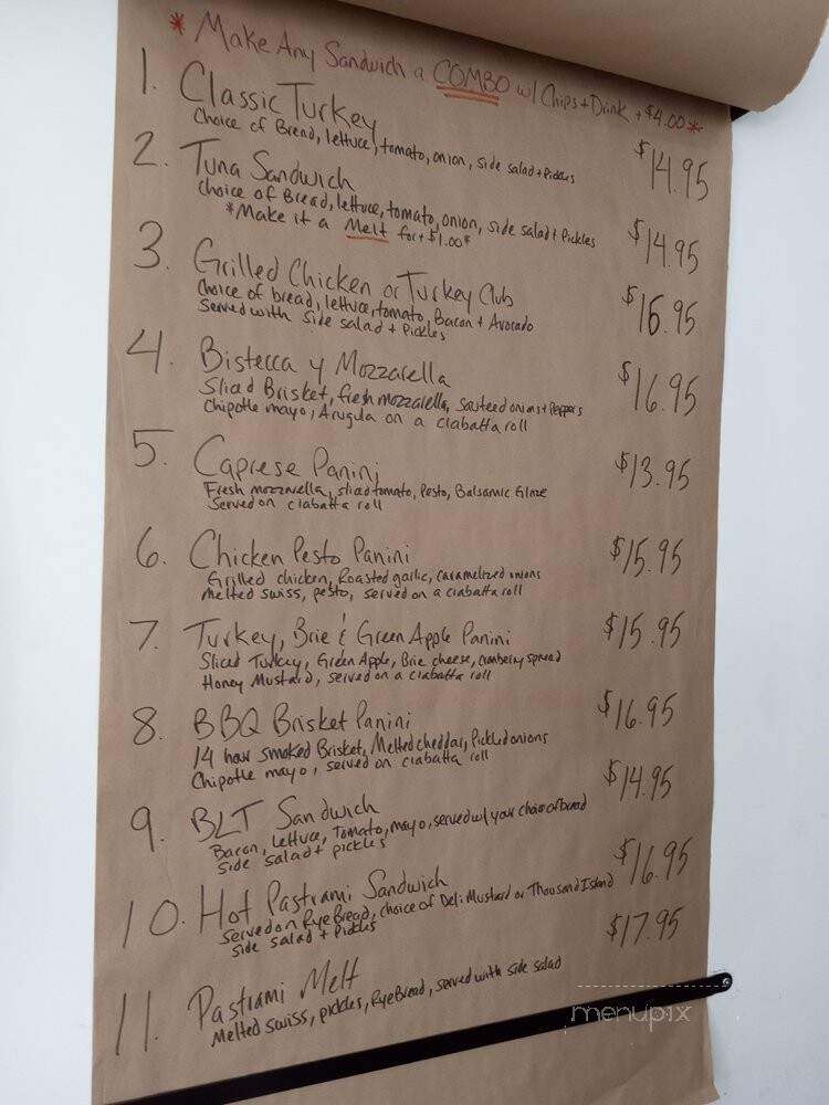 Spring St. Cafe - Los Angeles, CA menu_pic