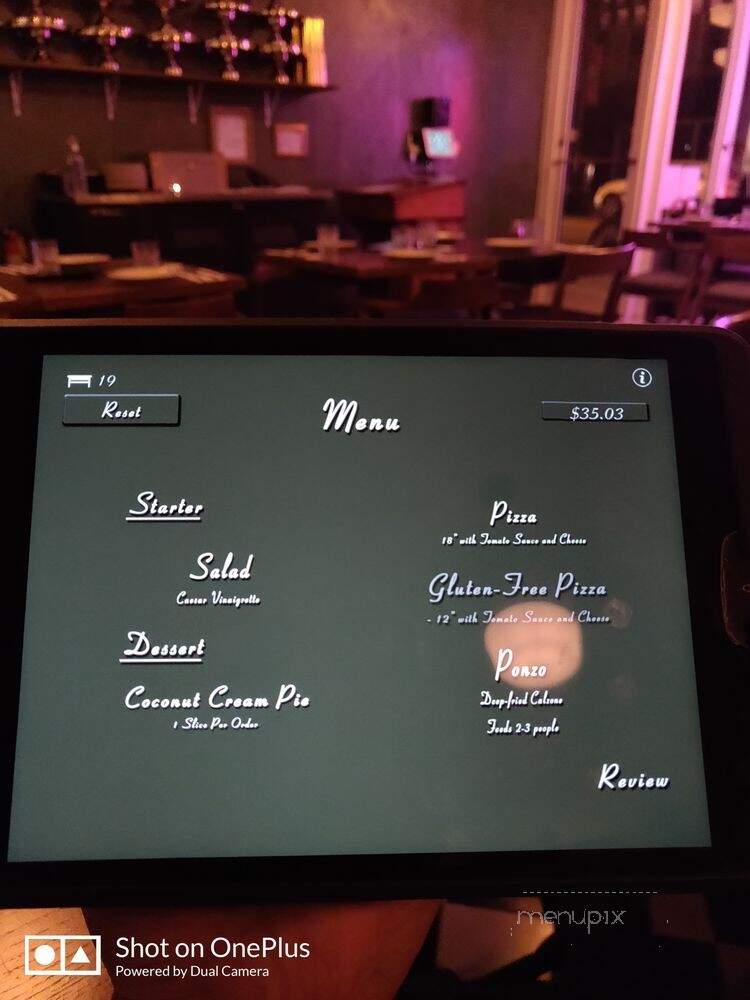 The Fourth Man In The Fire - Toronto, ON menu_pic