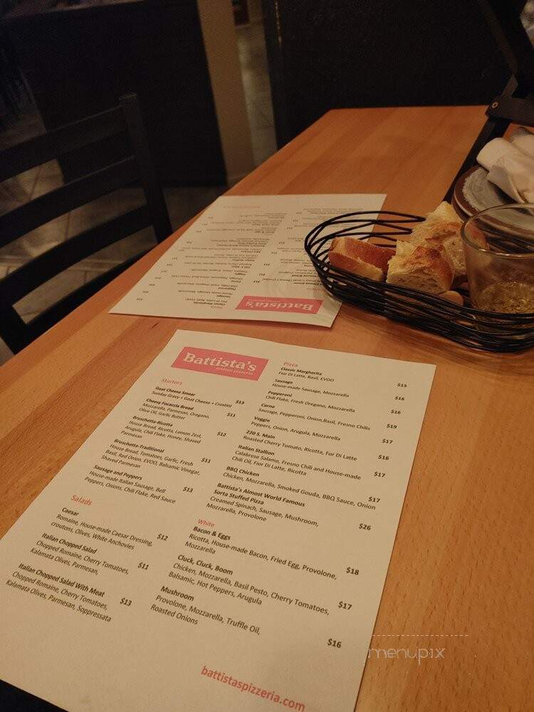 Battista's Artisan Pizza - Crown Point, IN menu_pic