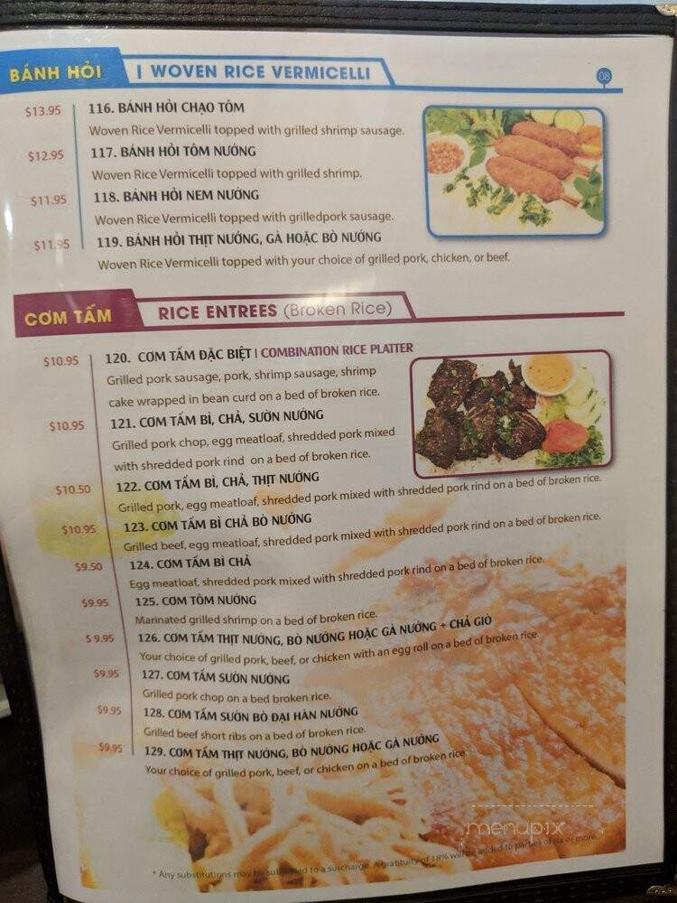 Pho Viet 2 - Palm Bay, FL menu_pic