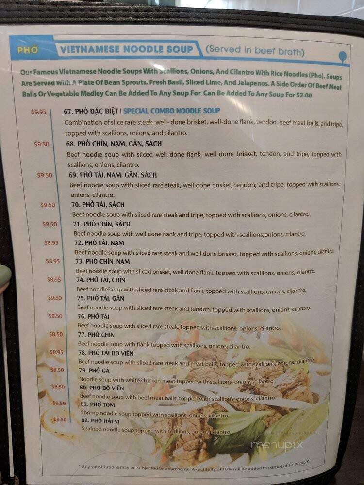 Pho Viet 2 - Palm Bay, FL menu_pic