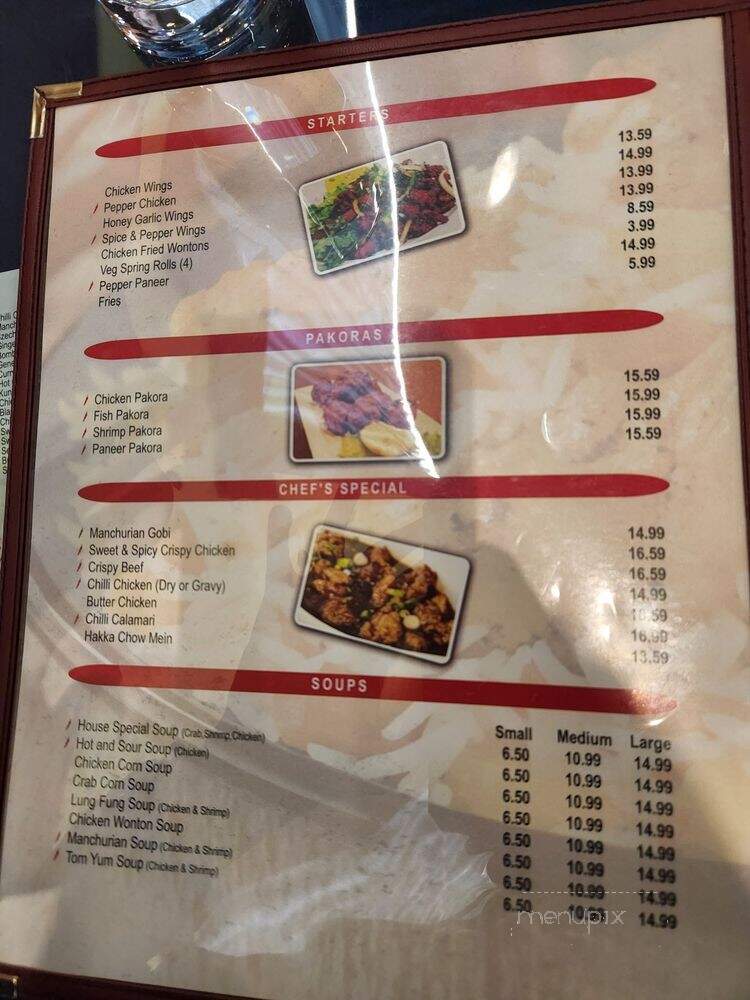 Chilli Chicken House - Brampton, ON menu_pic