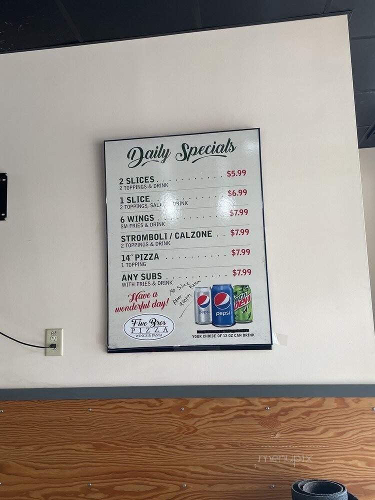 Five Bros Pizza - Raleigh, NC