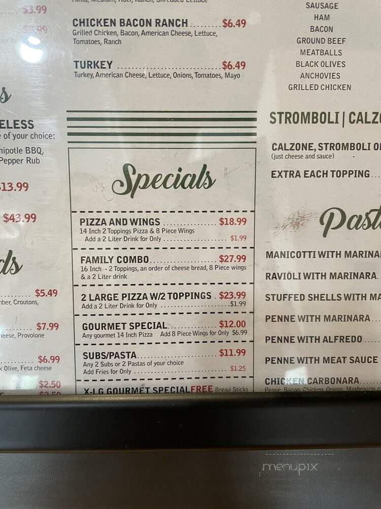 Five Bros Pizza - Raleigh, NC menu_pic