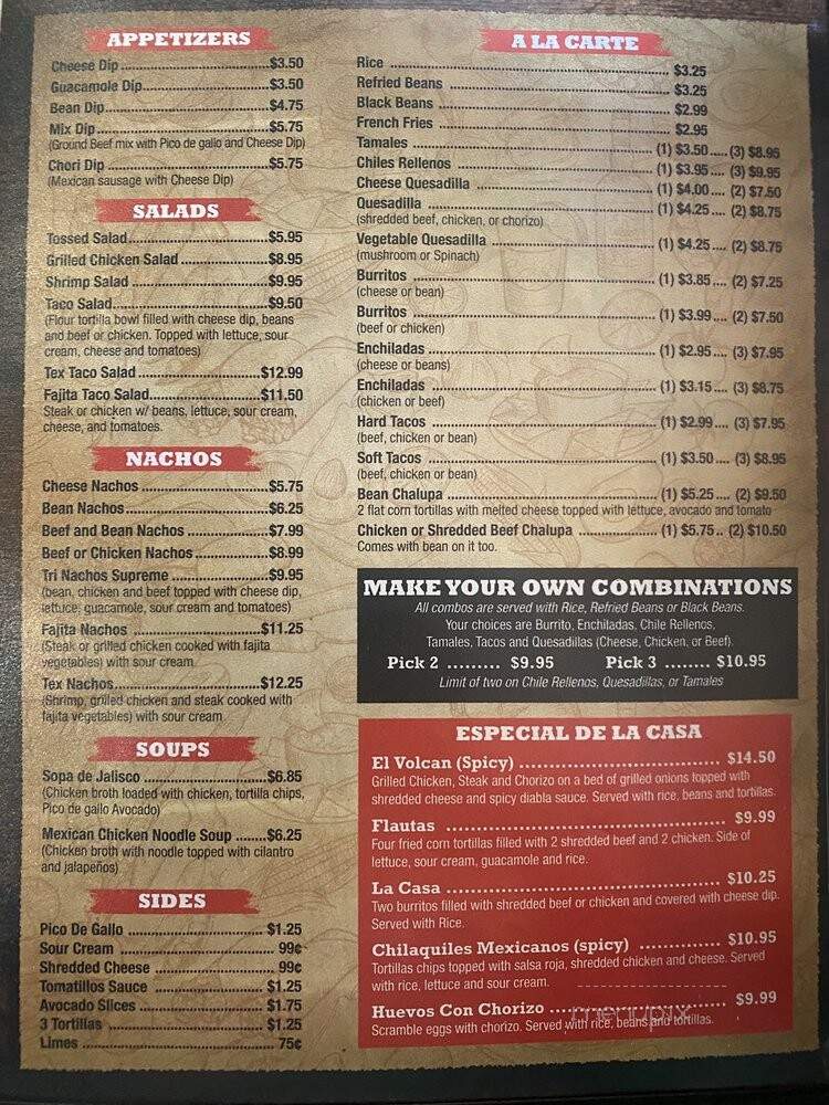 Los Primos Mexican Restaurant - Hagerstown, MD menu_pic