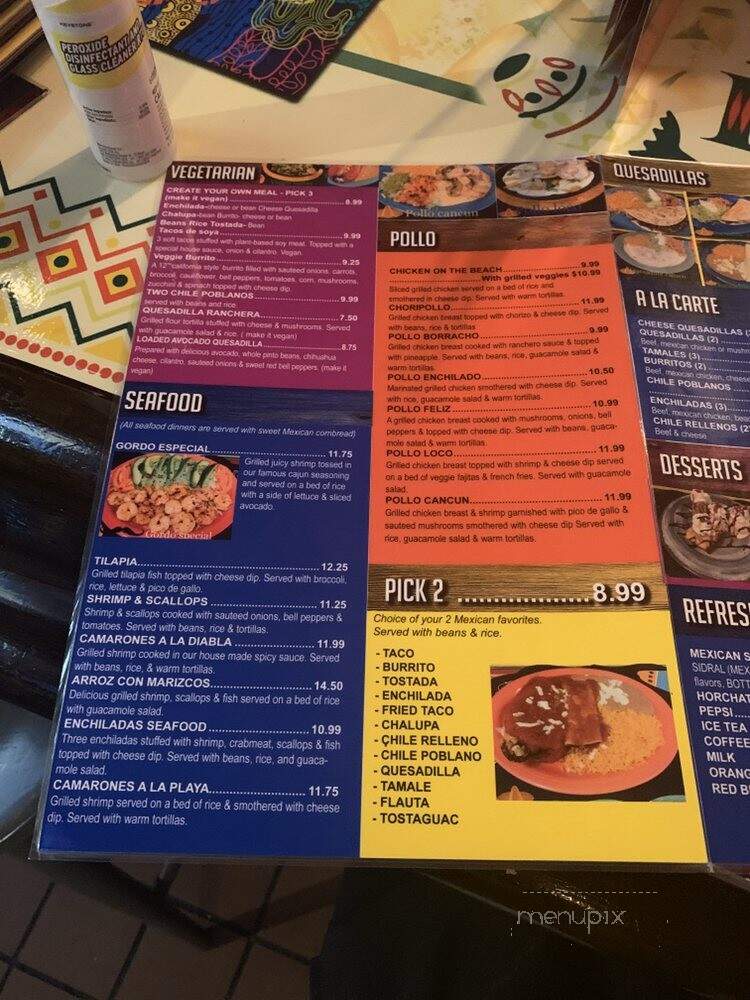 Viva la Fiesta - Edwardsville, IL menu_pic