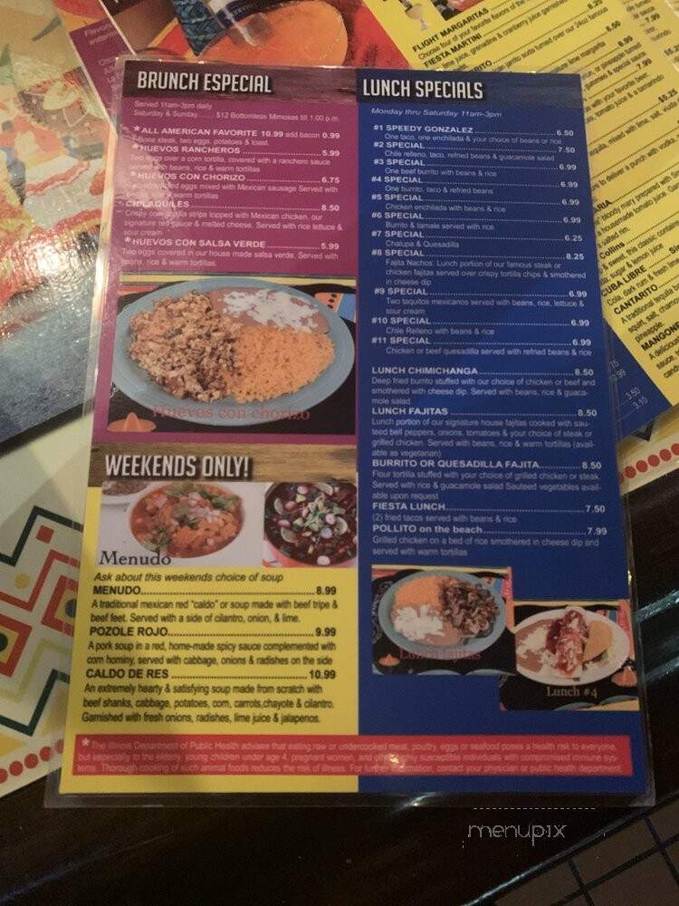 Viva la Fiesta - Edwardsville, IL menu_pic