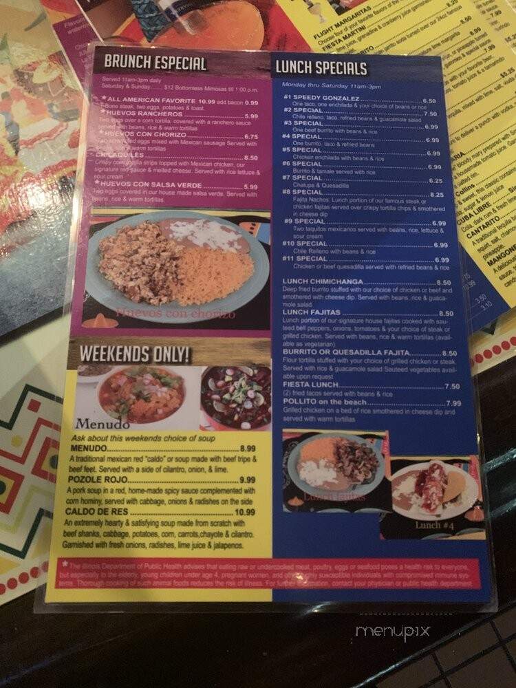 Viva la Fiesta - Edwardsville, IL menu_pic