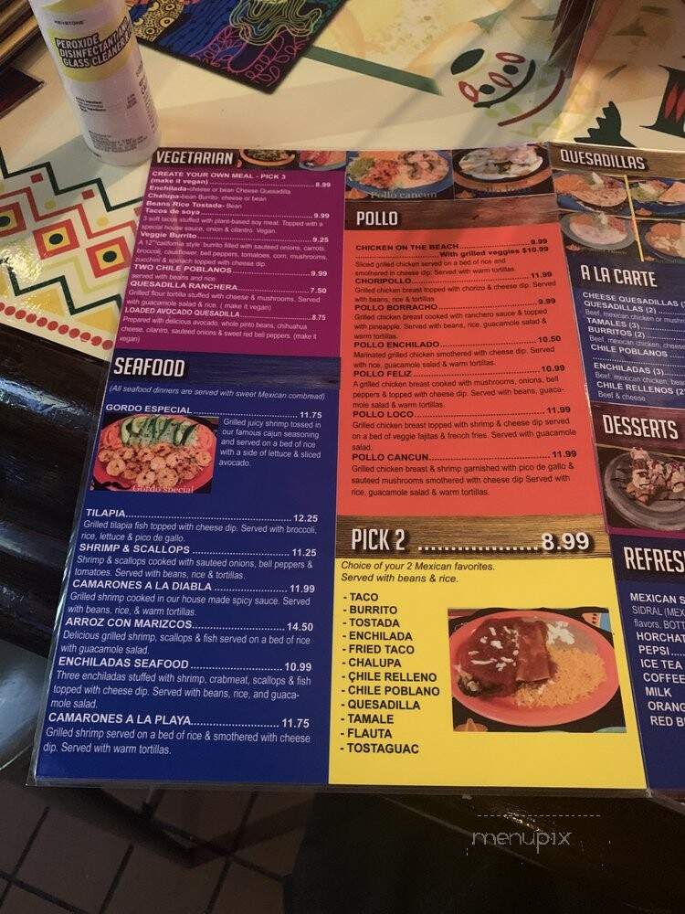 Viva la Fiesta - Edwardsville, IL menu_pic