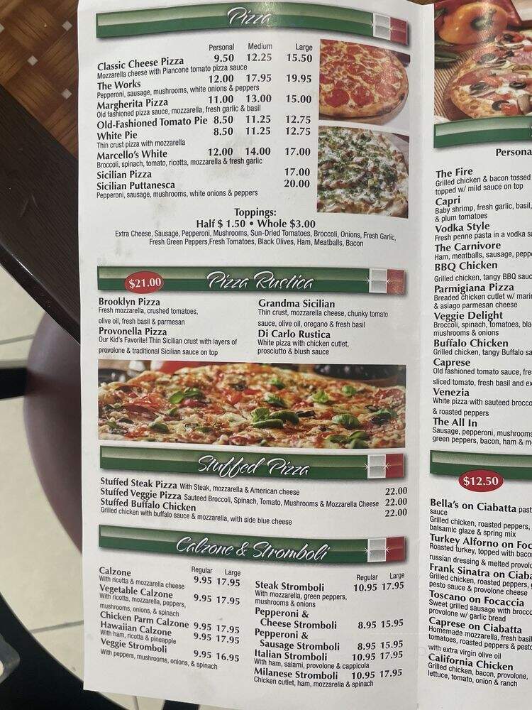 Di Carlo Pizza - Southampton, PA menu_pic