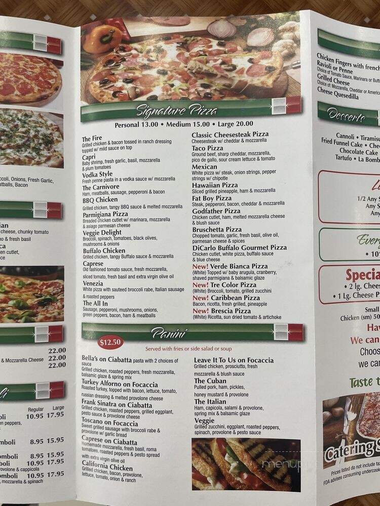 Di Carlo Pizza - Southampton, PA menu_pic