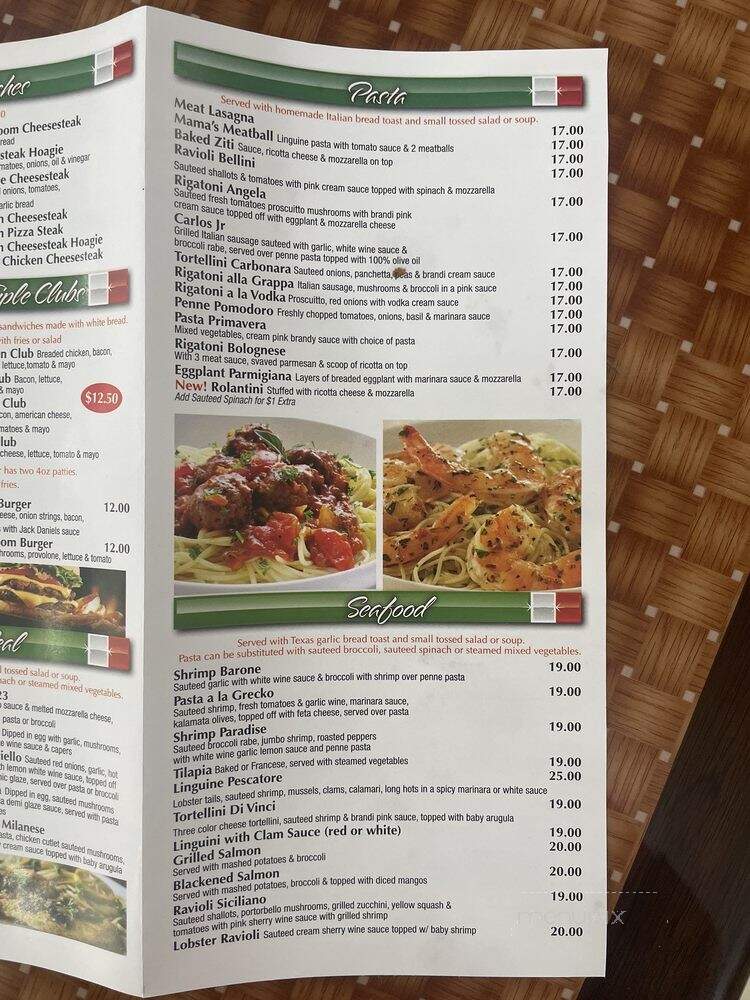 Di Carlo Pizza - Southampton, PA menu_pic