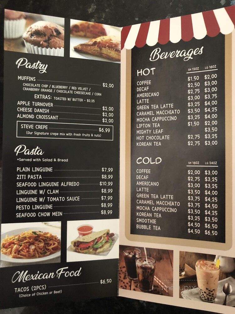 Steve Breakfast & Coffee - Queens, NY menu_pic