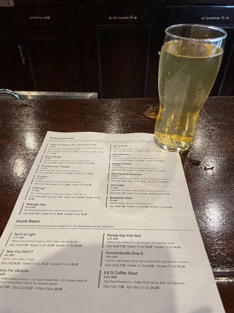 Anything But Beer - Syracuse, NY menu_pic