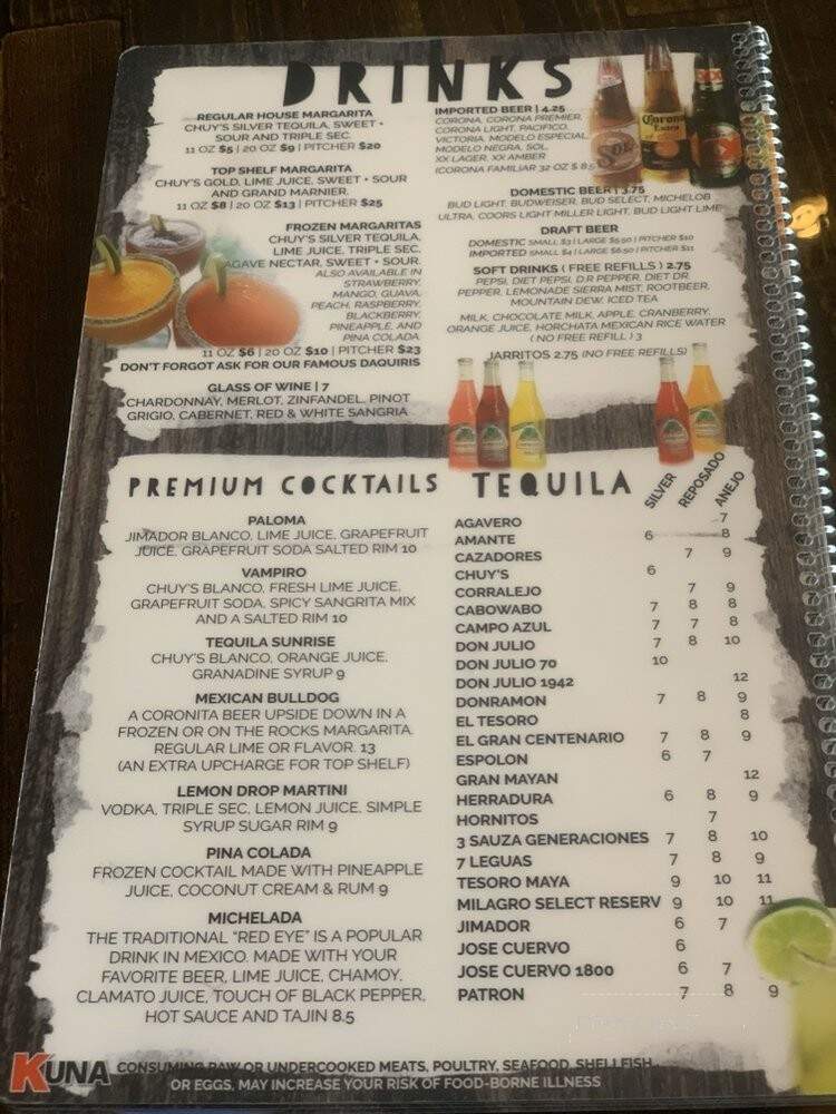 Mi Mexico Lindo Mexican Grill - St. Peters, MO menu_pic