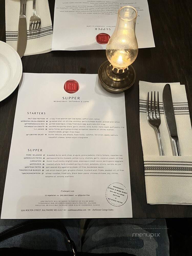 CookHouse - Baltimore, MD menu_pic