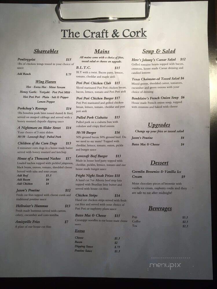 Craft and Cork - Edmonton, AB