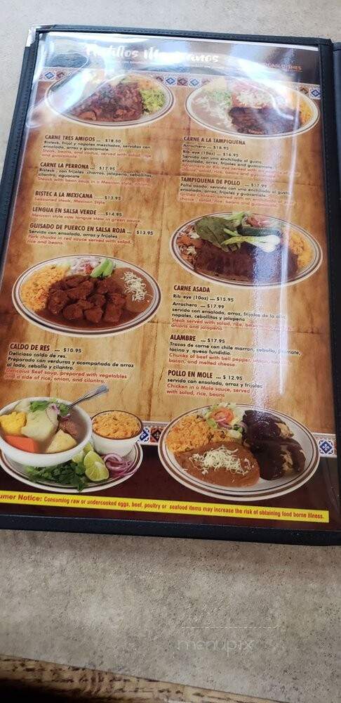Los Tres Amigos - Chicago, IL menu_pic