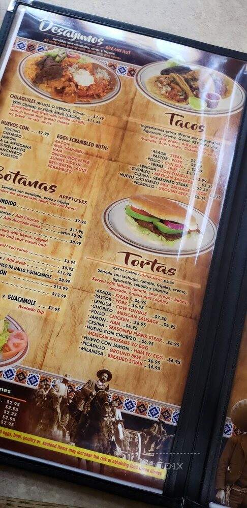 Los Tres Amigos - Chicago, IL menu_pic