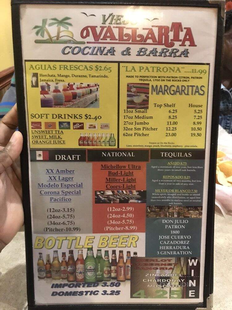 Viejo Vallarta Cocina & Barra - Olive Branch, MS menu_pic