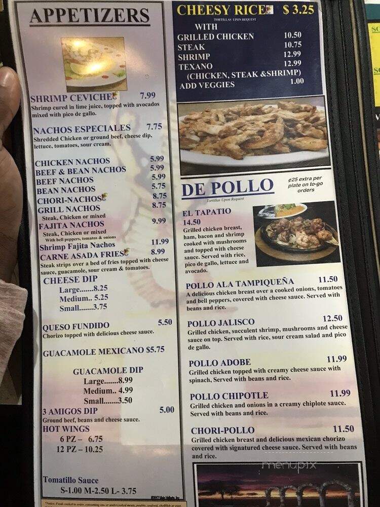 Viejo Vallarta Cocina & Barra - Olive Branch, MS menu_pic
