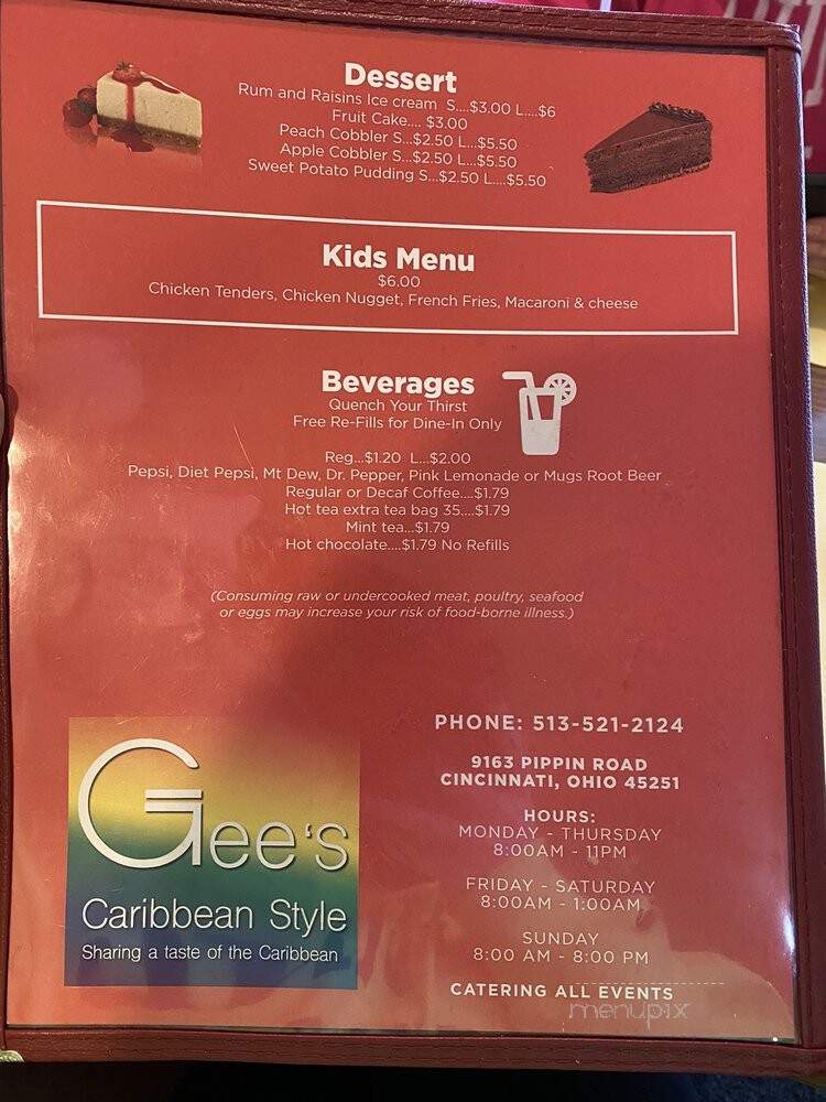 Gee's Caribbean Style - Cincinnati, OH