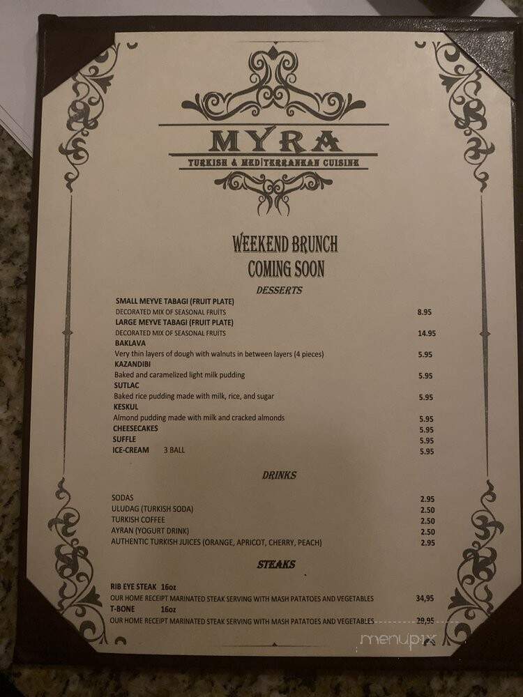 Myra Restaurant - New Milford, NJ