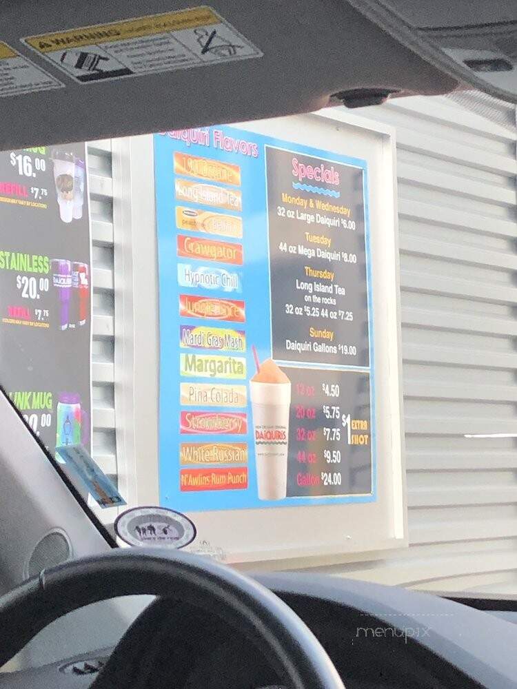 New Orleans Original Daiquiris - Metairie, LA menu_pic